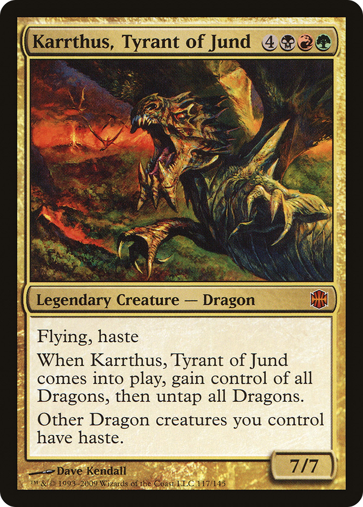 Karrthus, Tyrant of Jund (ARB-117) (Foil)