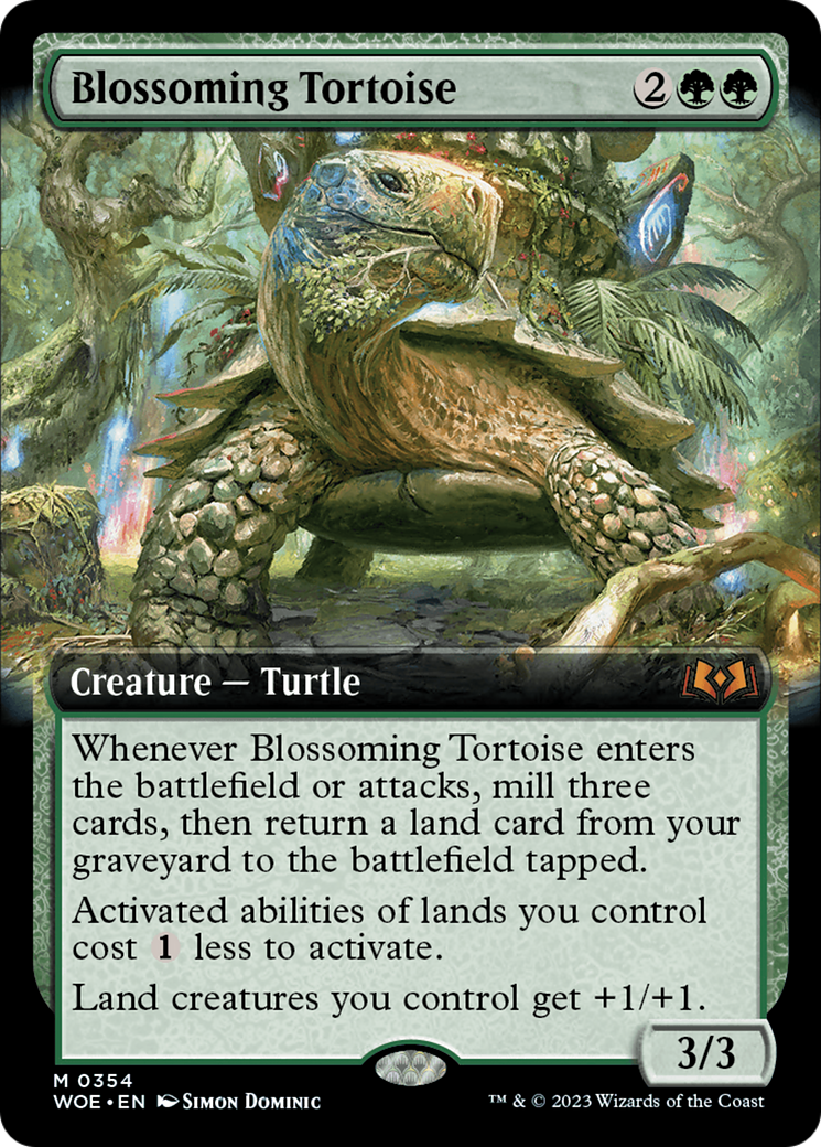 Blossoming Tortoise (WOE-354) (Extended Art)