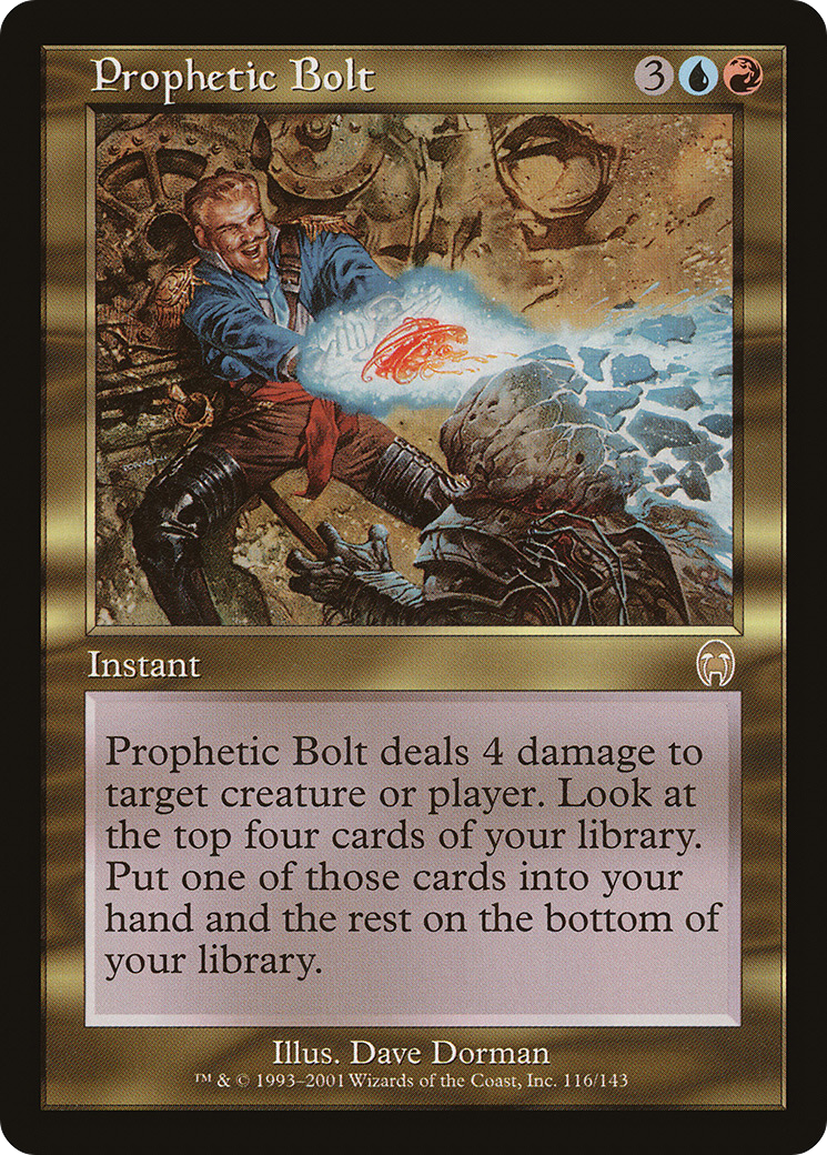Prophetic Bolt (APC-116) (Foil)
