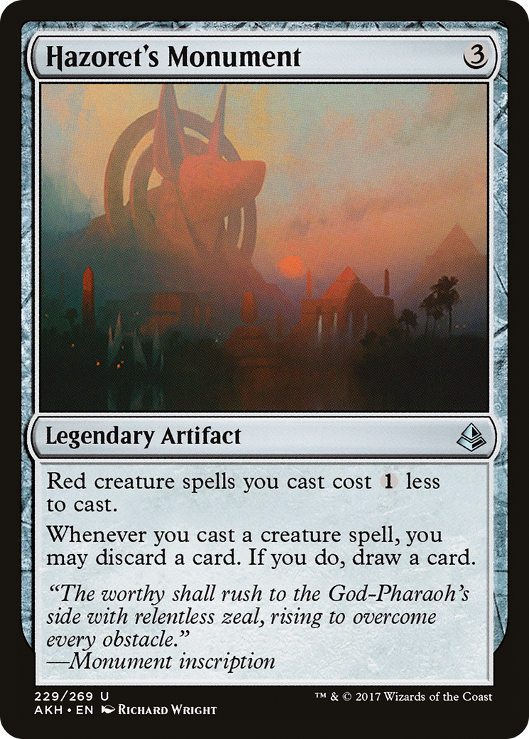 Hazoret's Monument (AKH-229) (Foil)