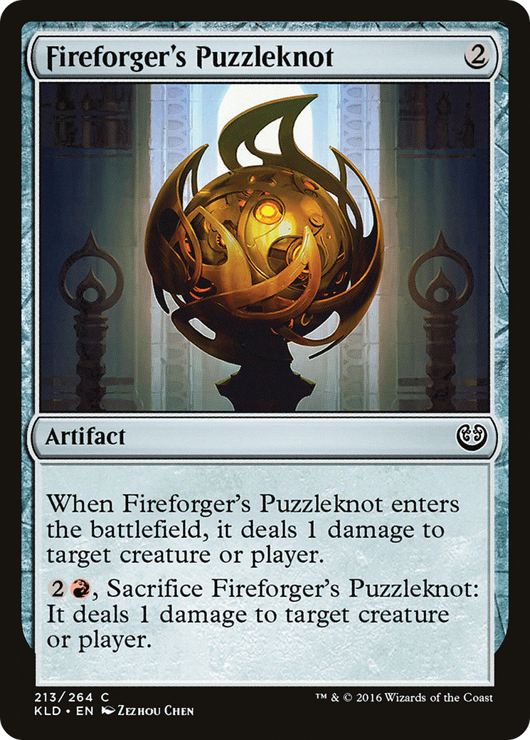 Fireforger's Puzzleknot (KLD-213) (Foil)