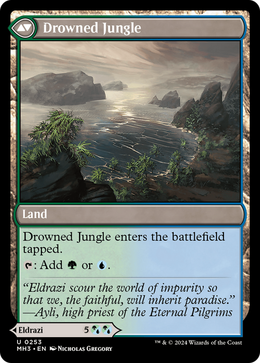 Drowner of Truth // Drowned Jungle (MH3-253) (Foil)