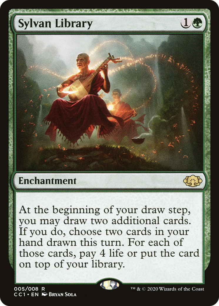 Sylvan Library (CC1-005) (Foil)