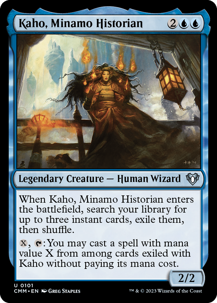 Kaho, Minamo Historian (CMM-101) (Foil)