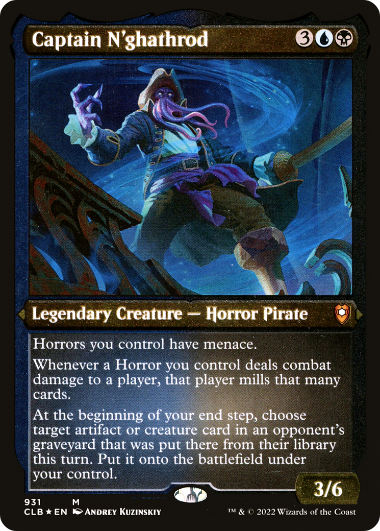 Captain N'ghathrod (CLB-931) (Etched Foil)