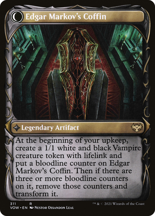 Edgar, Charmed Groom // Edgar Markov's Coffin (VOW-311) (Showcase) (Foil)