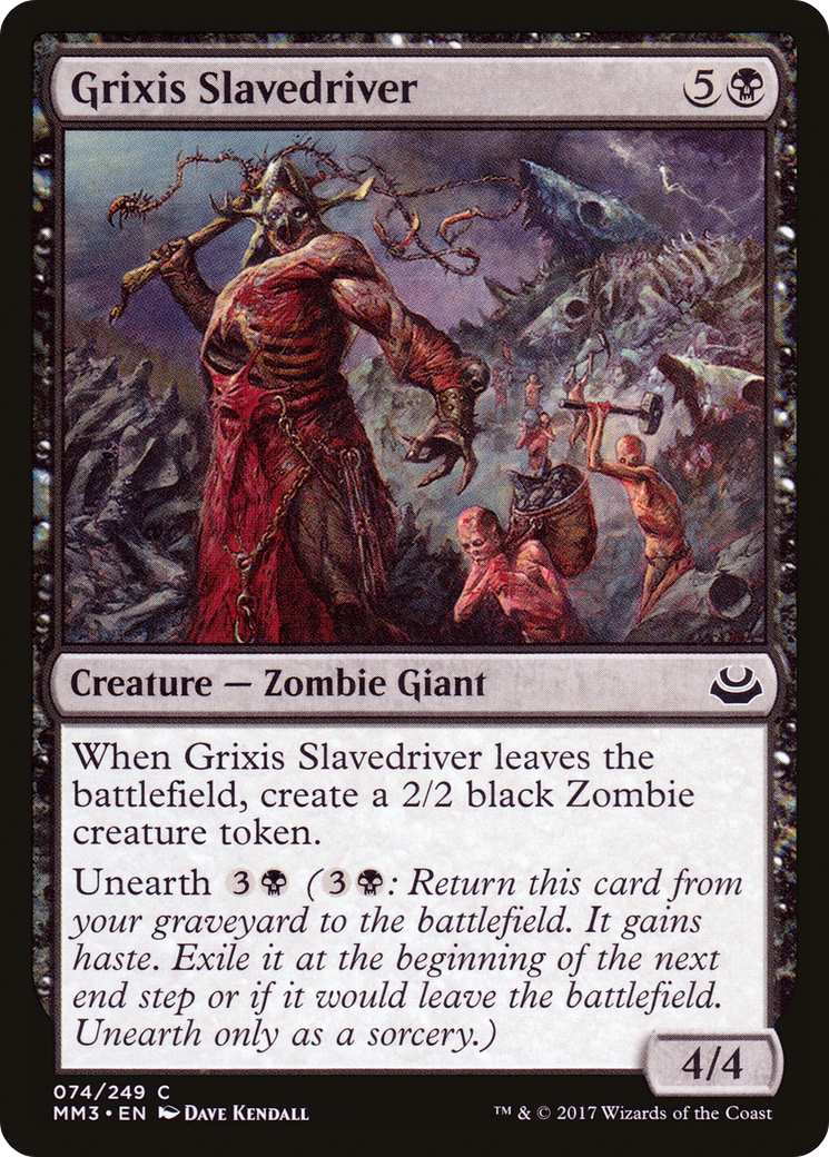 Grixis Slavedriver (MM3-074)