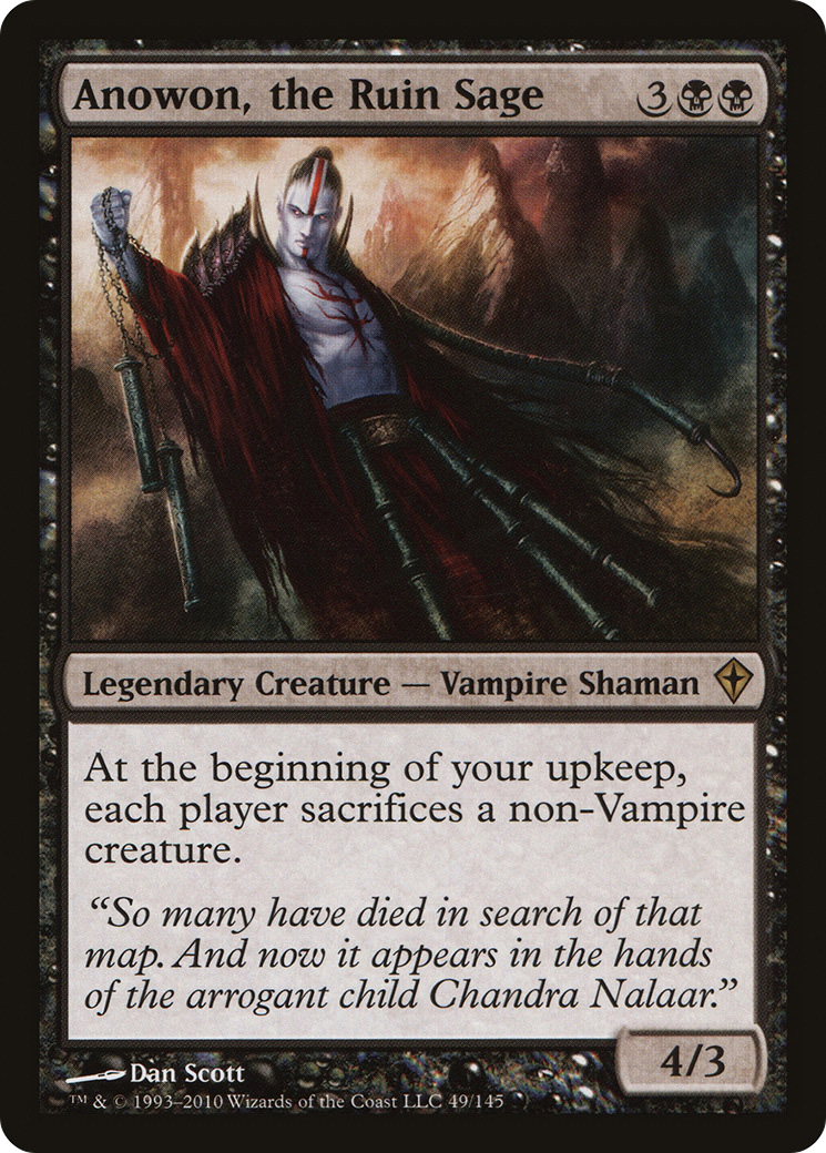 Anowon, the Ruin Sage (WWK-049) (Foil)