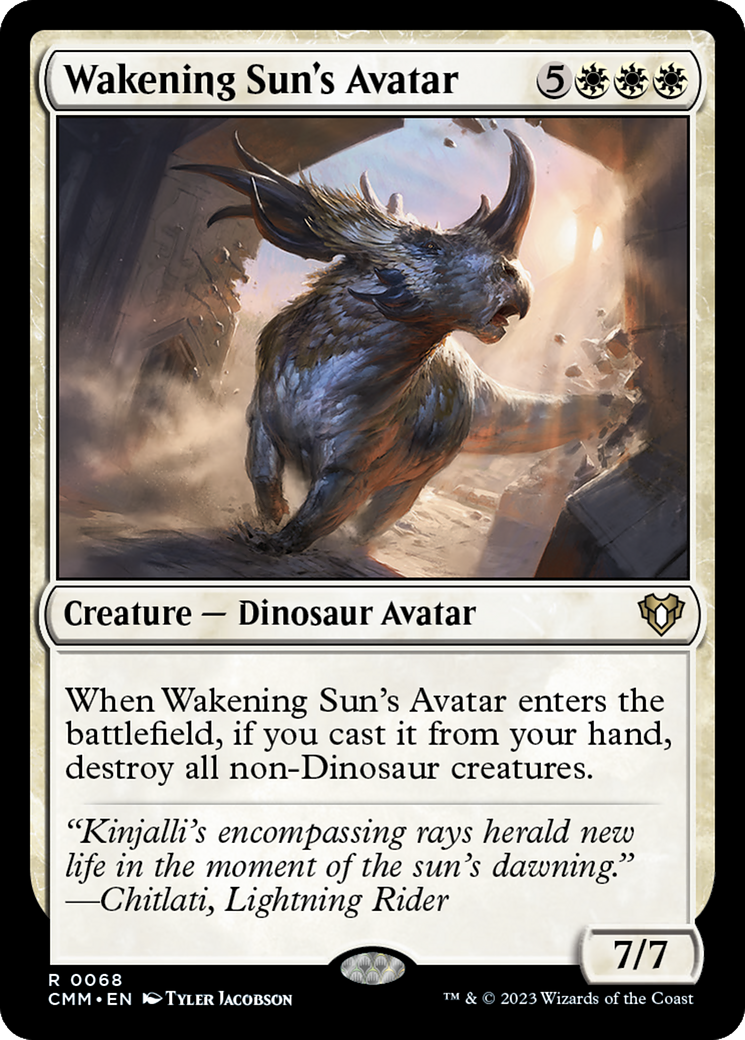 Wakening Sun's Avatar (CMM-068) (Foil)