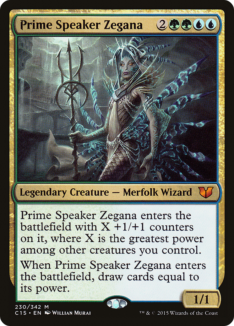 Prime Speaker Zegana (C15-230)