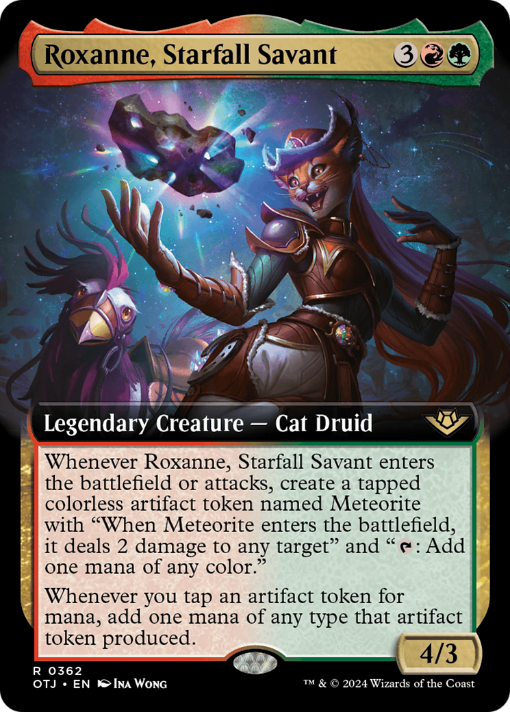 Roxanne, Starfall Savant (OTJ-362) (Extended Art) (Foil)