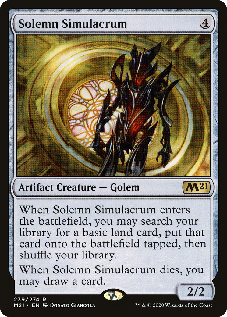Solemn Simulacrum (M21-239) (Foil)