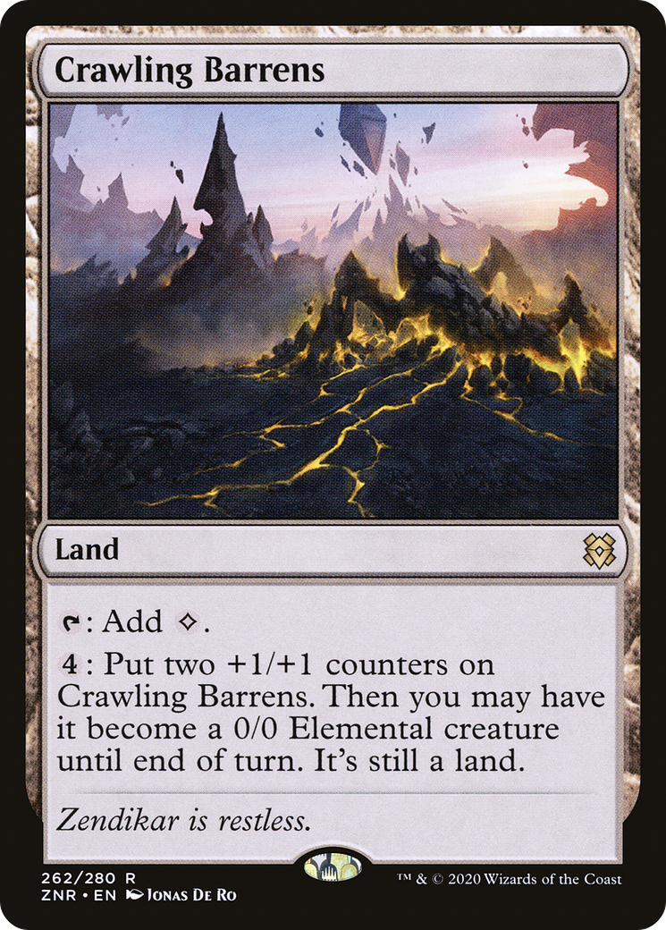Crawling Barrens (ZNR-262) (Foil)