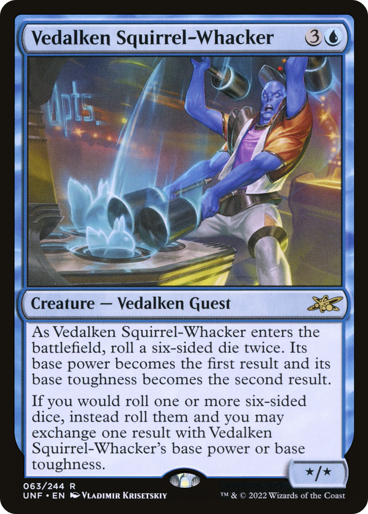 Vedalken Squirrel-Whacker (UNF-063)
