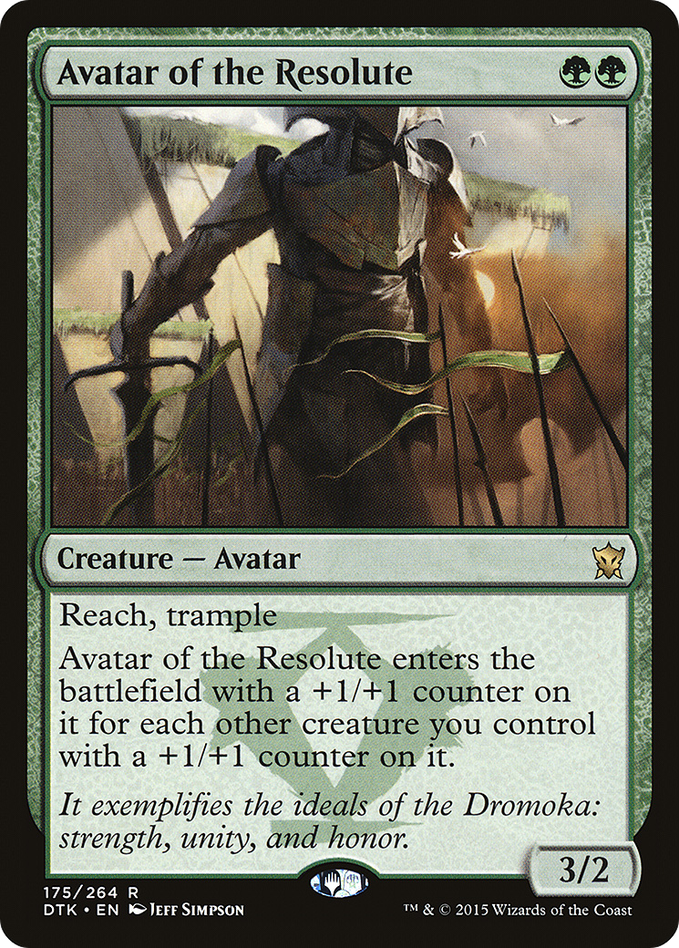 Avatar of the Resolute (DTK-175) (Foil)