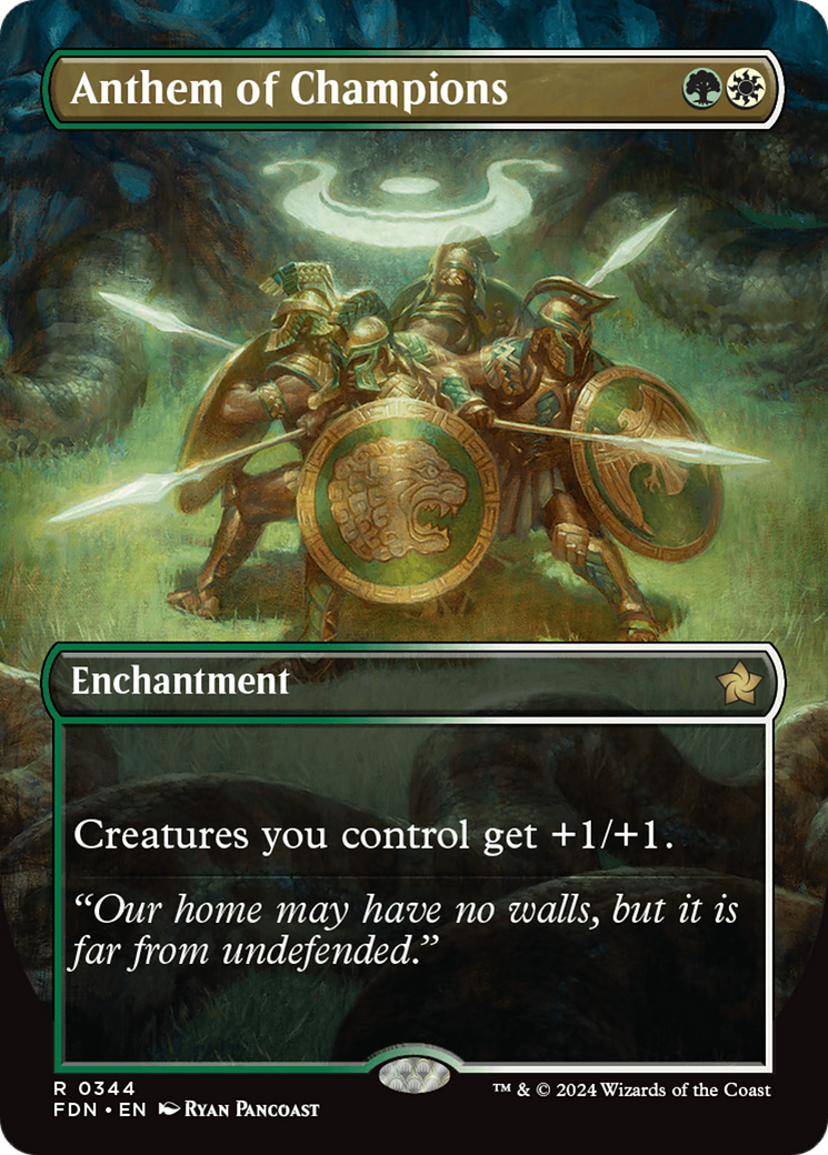 Anthem of Champions (FDN-344) (Borderless) (Foil)