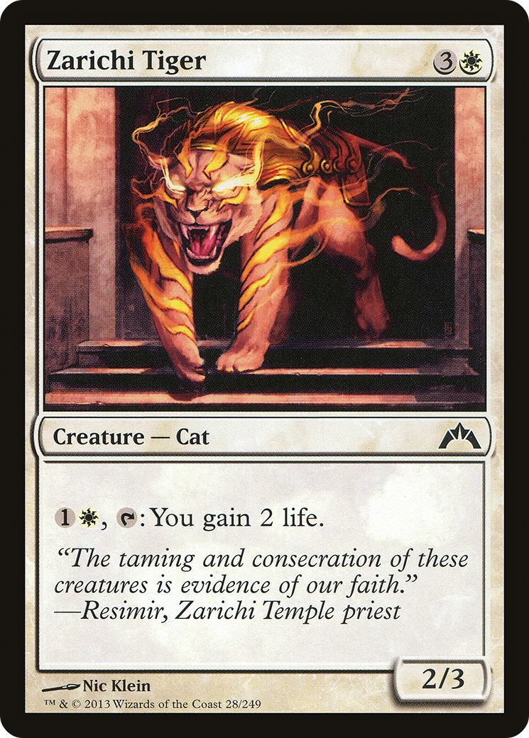 Zarichi Tiger (GTC-028) (Foil)