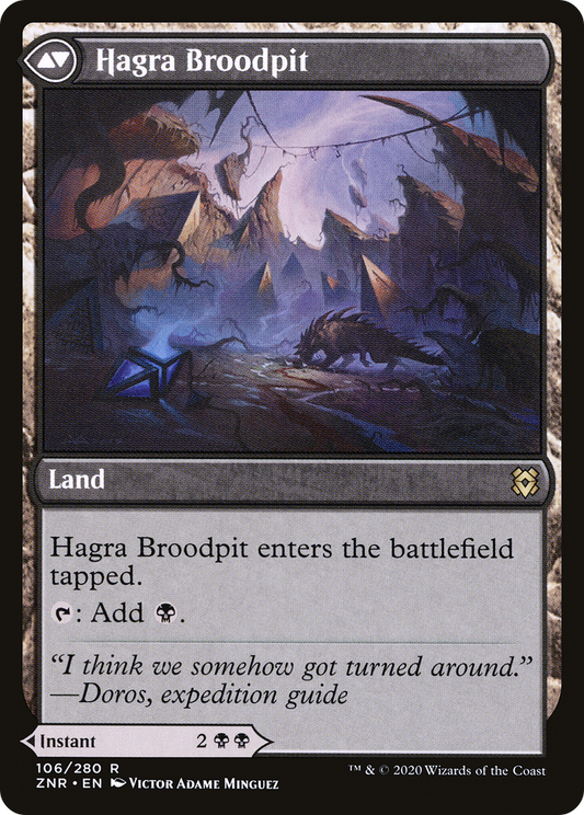 Hagra Mauling // Hagra Broodpit (ZNR-106) (Foil)