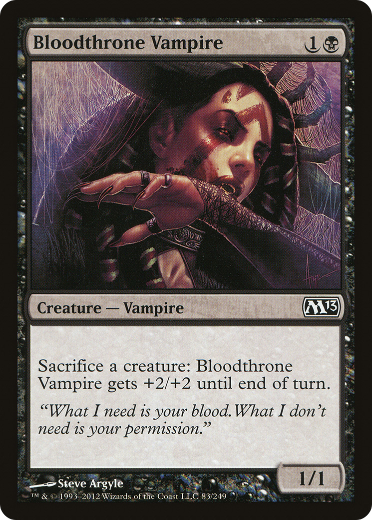 Bloodthrone Vampire (M13-083) (Foil)