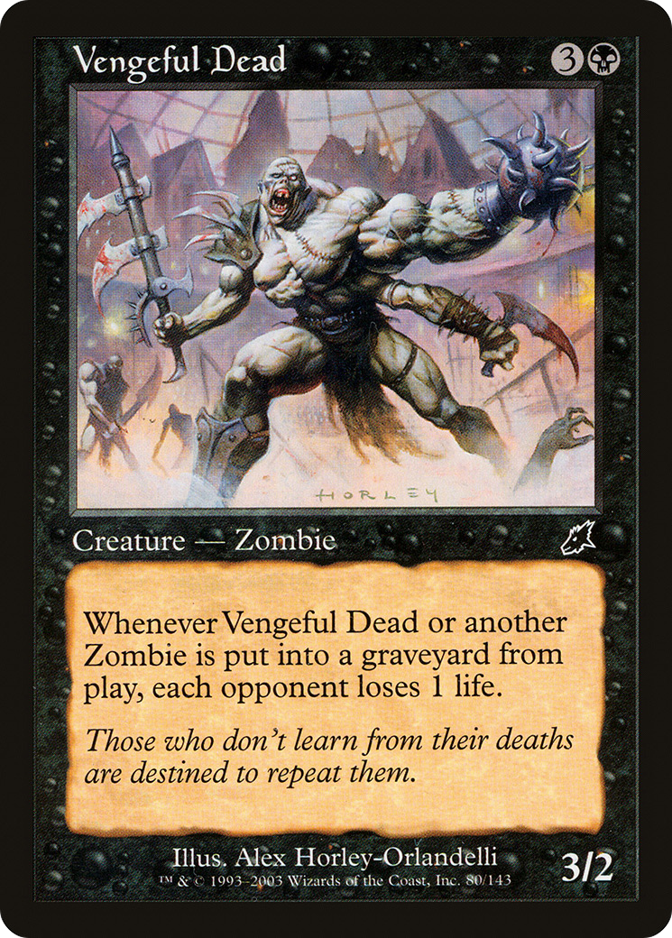 Vengeful Dead (SCG-080) (Foil)