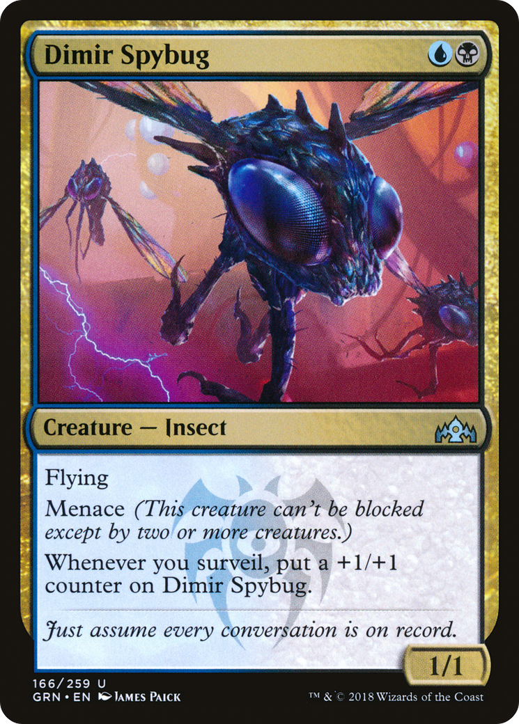 Dimir Spybug (GRN-166) (Foil)