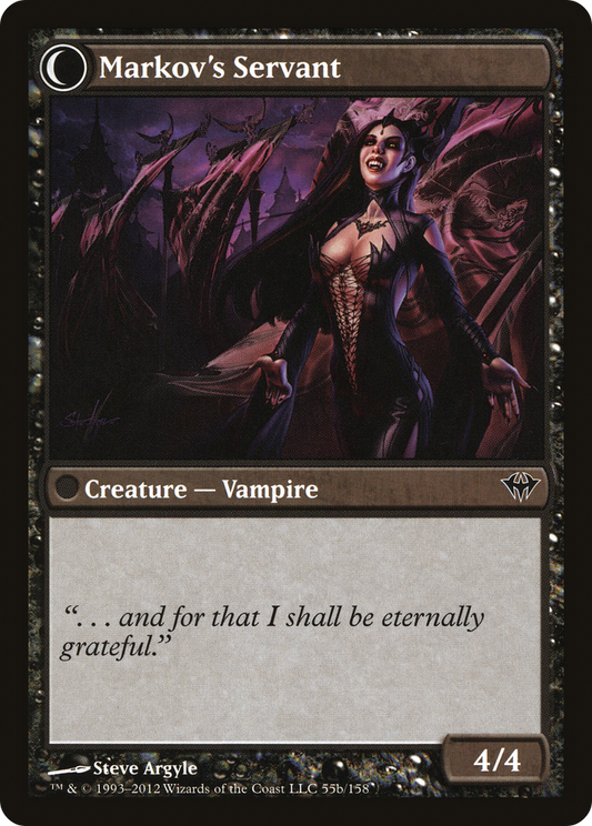 Chosen of Markov // Markov's Servant (DKA-055) (Foil)