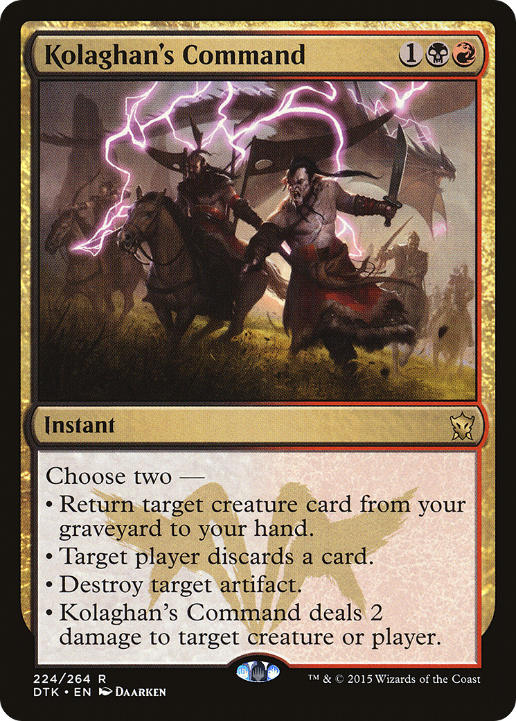 Kolaghan's Command (DTK-224) (Foil)