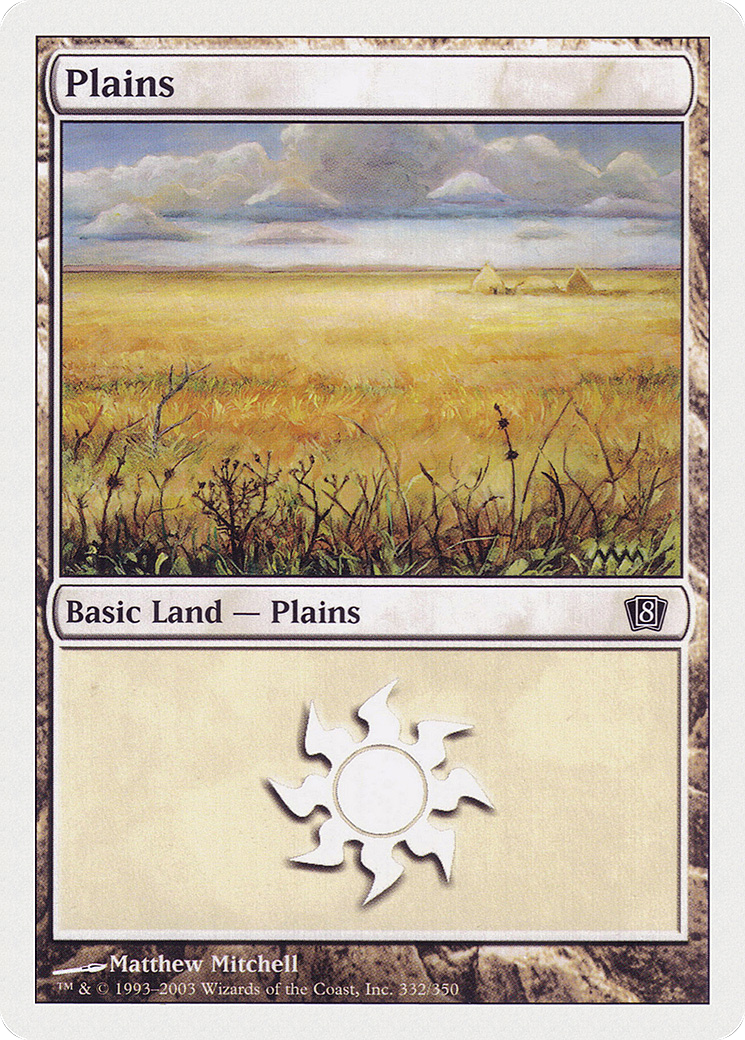 Plains (332) (8ED-332★) (Foil)