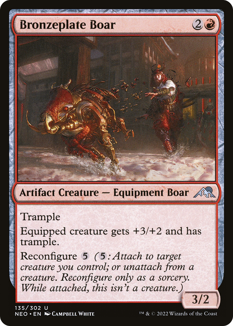 Bronzeplate Boar (NEO-135) (Foil)