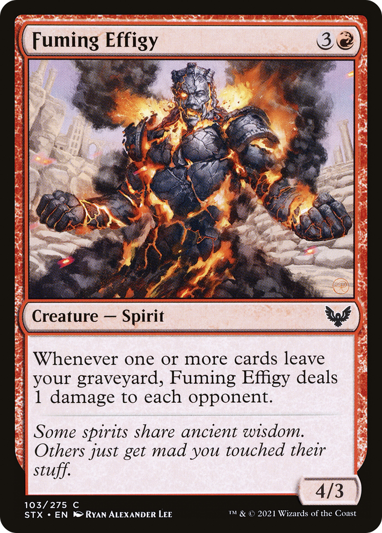 Fuming Effigy (STX-103) (Foil)