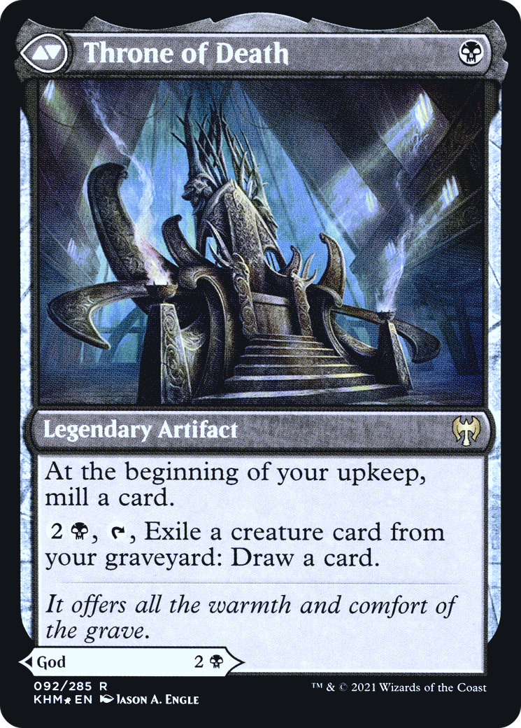 Egon, God of Death // Throne of Death (PRE-92S) (Foil)