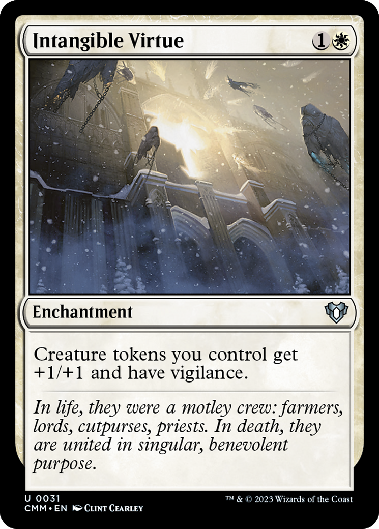 Intangible Virtue (CMM-031) (Foil)