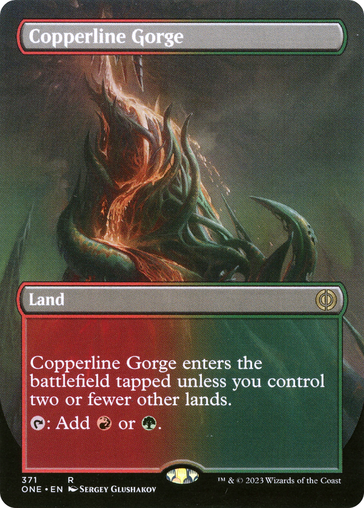 Copperline Gorge (ONE-371) (Borderless) (Foil)