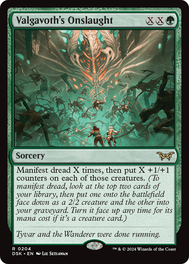 Valgavoth's Onslaught (DSK-204) (Foil)
