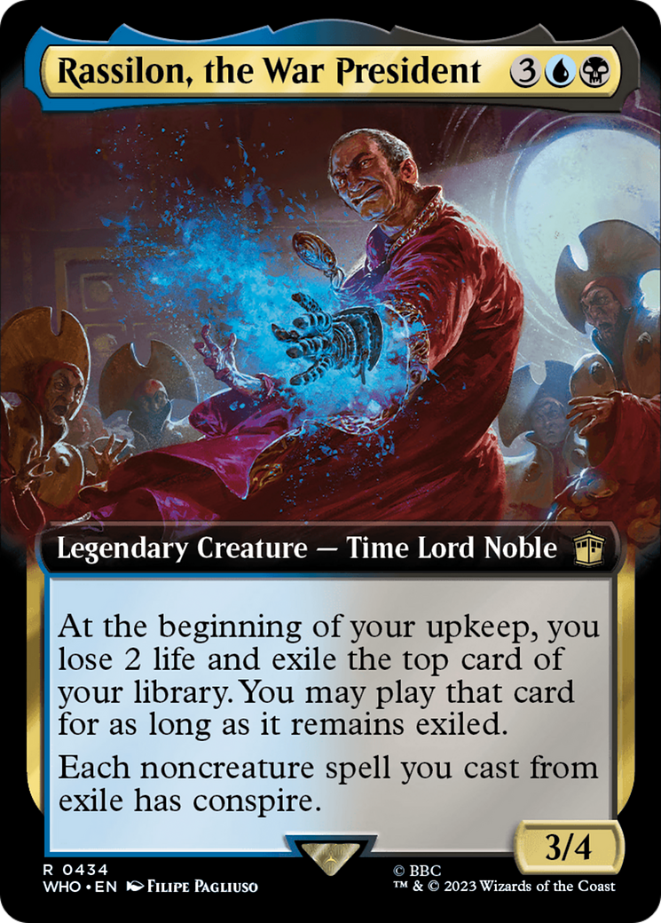 Rassilon, the War President (WHO-434) (Extended Art) (Foil)