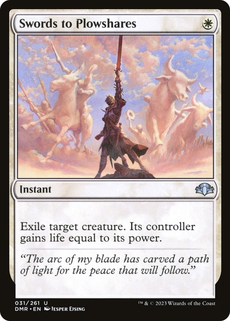 Swords to Plowshares (DMR-031) (Foil)
