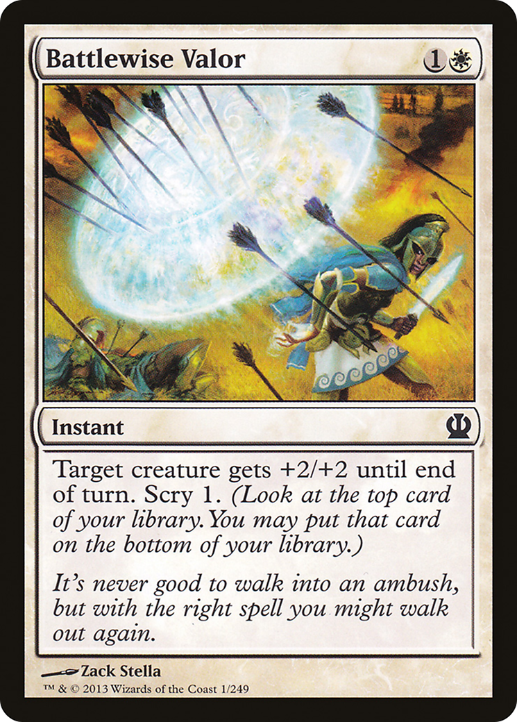 Battlewise Valor (THS-001) (Foil)