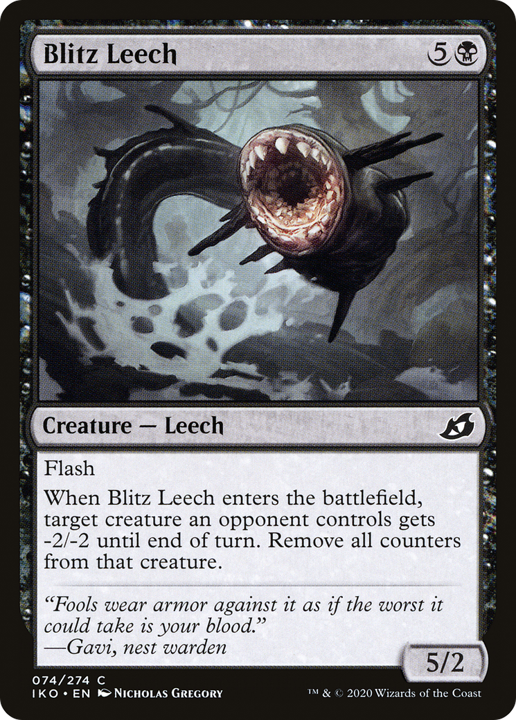 Blitz Leech (IKO-074) (Foil)