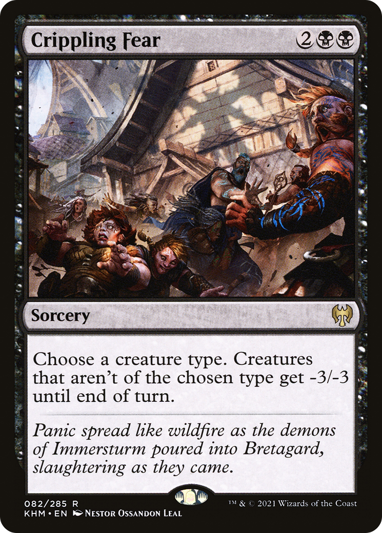 Crippling Fear (KHM-082) (Foil)