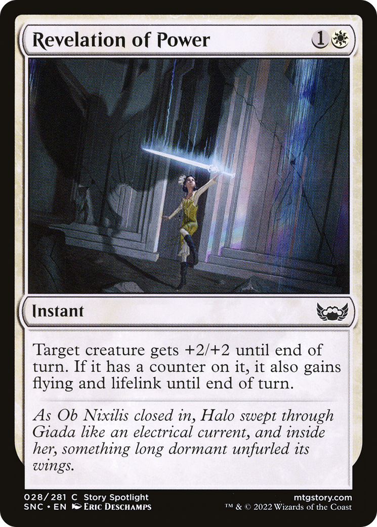 Revelation of Power (SNC-028) (Foil)
