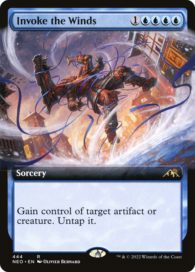 Invoke the Winds (NEO-444) (Extended Art) (Foil)