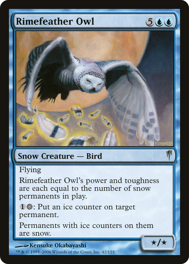 Rimefeather Owl (CSP-042) (Foil)