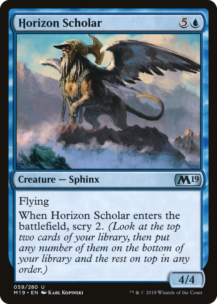 Horizon Scholar (M19-059) (Foil)