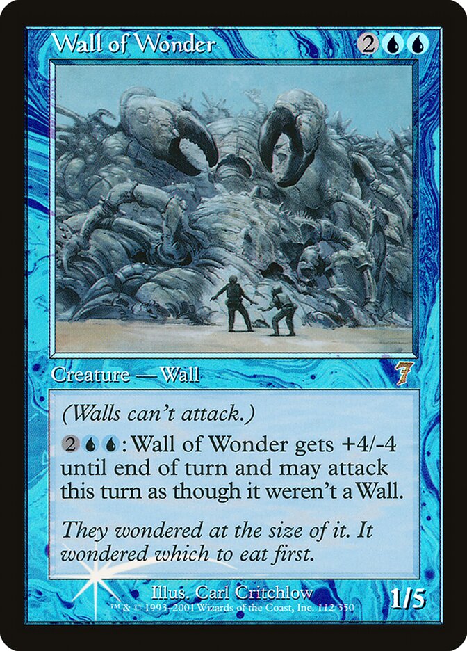 Wall of Wonder (7ED-112★) (Foil)