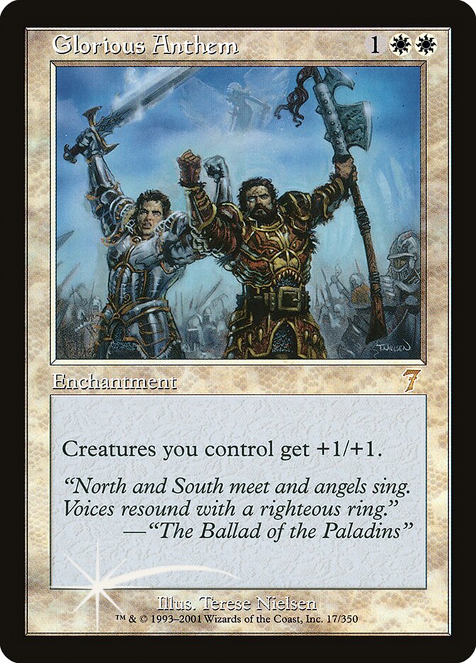 Glorious Anthem (7ED-017★) (Foil)