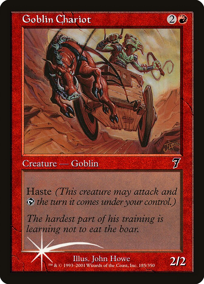 Goblin Chariot (7ED-185★) (Foil)