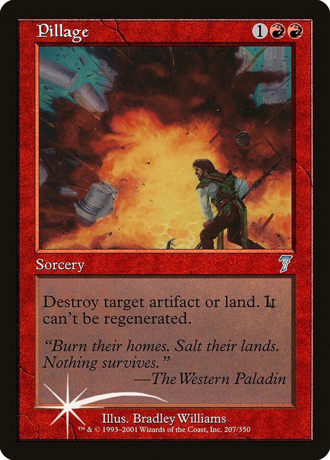 Pillage (7ED-207★) (Foil)