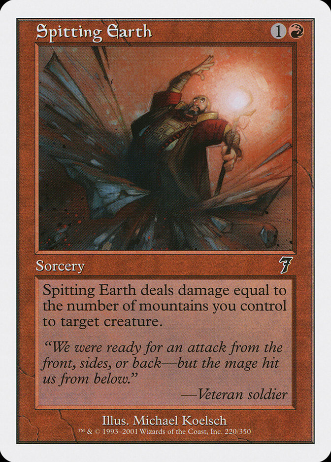 Spitting Earth (7ED-220)