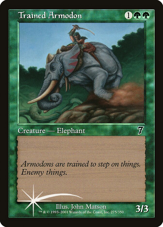 Trained Armodon (7ED-275★) (Foil)