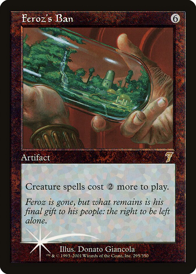 Feroz's Ban (7ED-295★) (Foil)